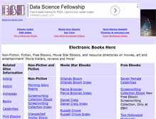 Tablet Screenshot of electronicbookshere.com